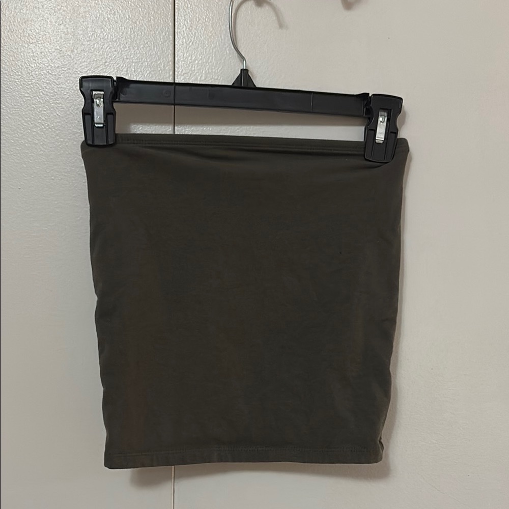 Olive Green Women's Tube Top